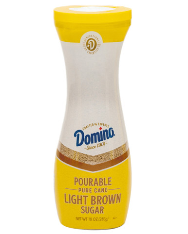 Domino gießbar hellbraun Zucker Flip Top Kanister, 10 oz