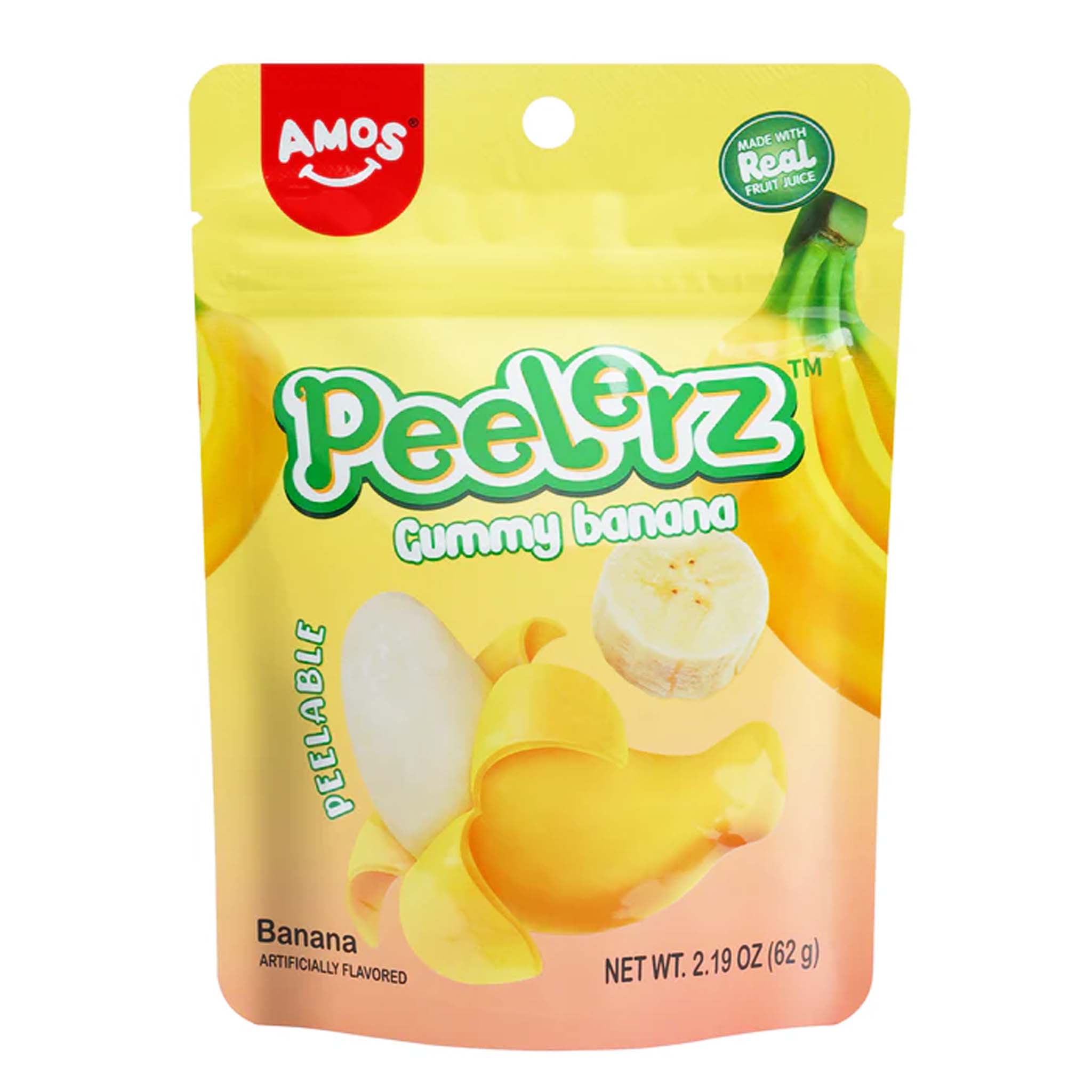Amos Peelerz Peeling Gummis – Banane – 6 oz