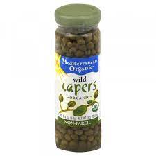 Mediterranean Bio Wild Capers Non-pareil, 3,5 Oz – Packung mit 12 Stück