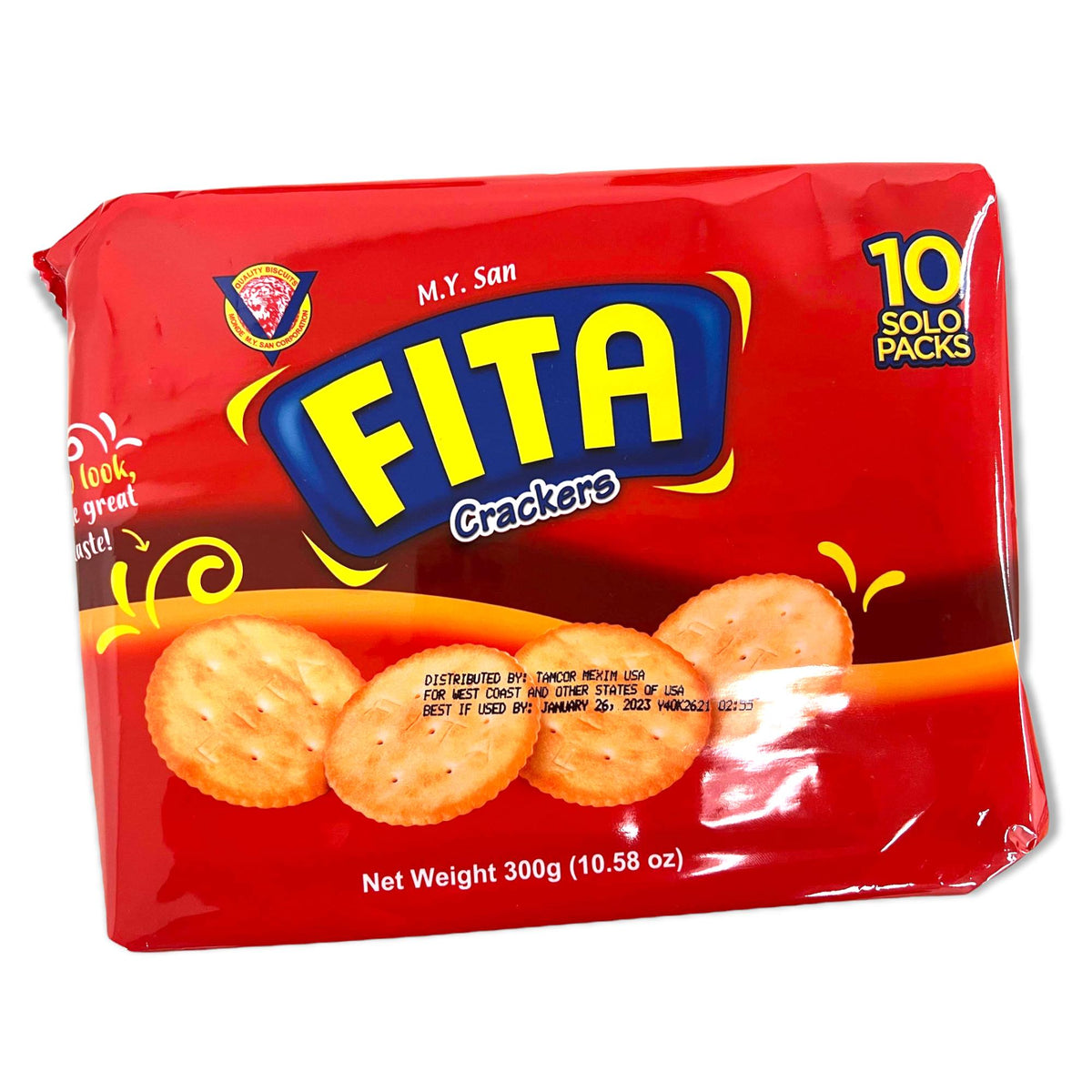M.Y. San Fita Crackers – Original – 10 Packungen – 300 G