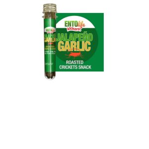 Jalapeno Knoblauch geröstete Cricket Snack-Röhrchen – 6 x – 10g