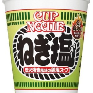 Nissin “Cup Nudel, Negi Shio, Salz mit grünem Lauchgeschmack, – 75g