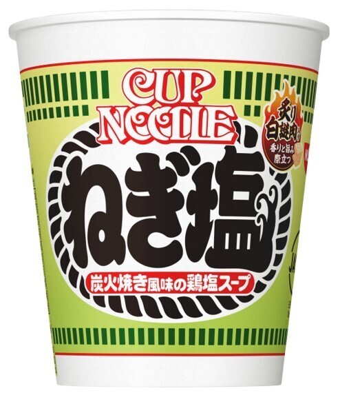 Nissin “Cup Noodle, Negi Shio, Salz mit grünem Lauchgeschmack”, 75g