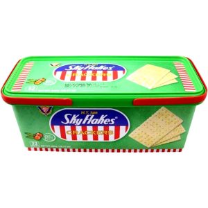M.Y. San – Skyflakes Cracker – Zwiebeln und Schnittlauch Geschmack – 32 Packungen – 800 g