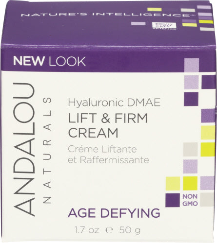 Andalou Naturals Gesichtscreme Lift & Firm Hyaluron, 1,7 oz