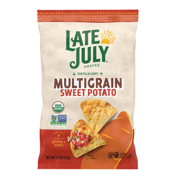 Ende Juli – Chips Veggie Süßkartoffel, 7,5 Oz – Packung mit 12 Stück