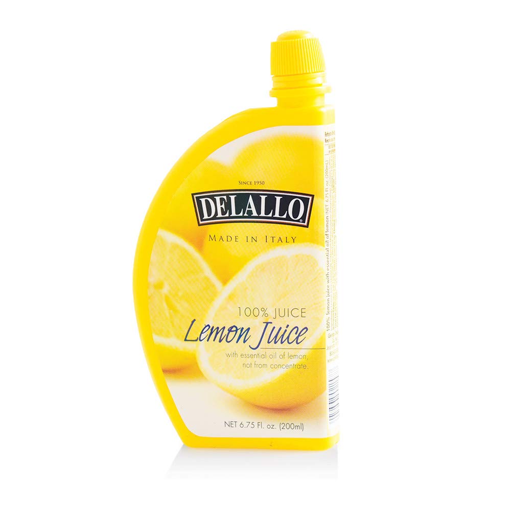 Delallo Zitronensaft, 6,75 oz – Packung mit 12