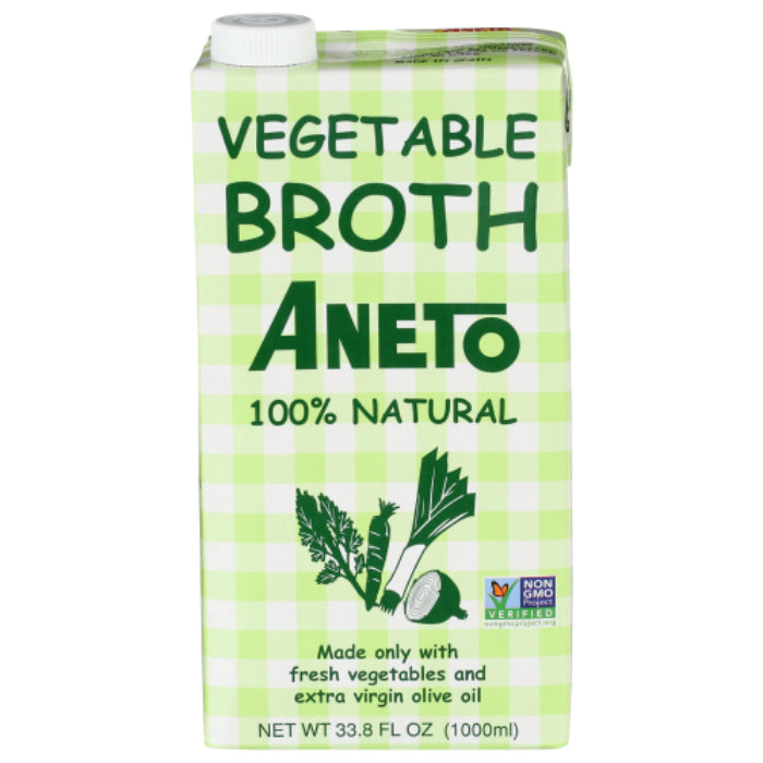 Aneto – Brühe Gemüse, 1 L – Packung mit 6