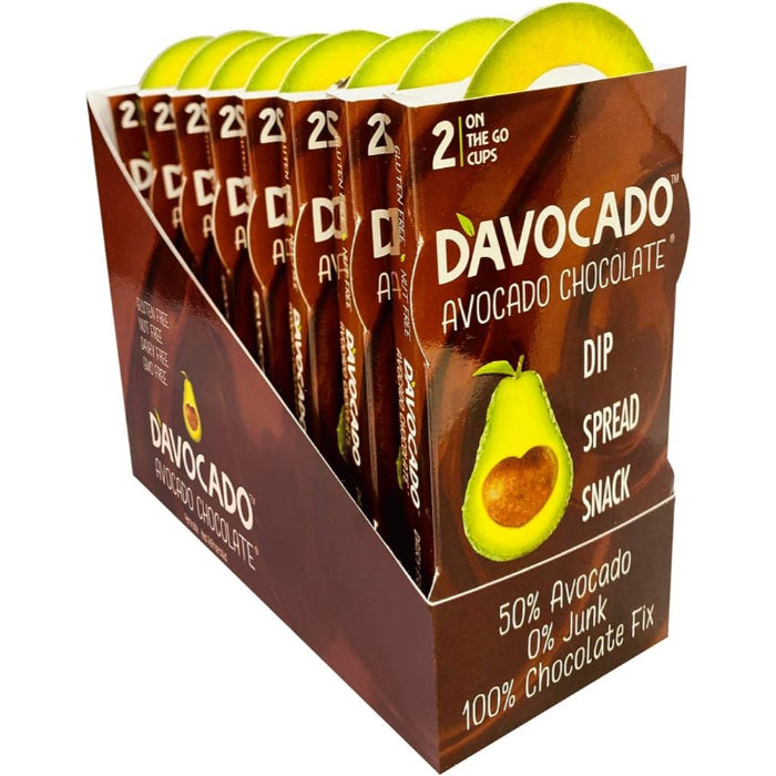 Davocado – Avocado-Schokoladen-Teller, 6 Oz (Packung mit 8)