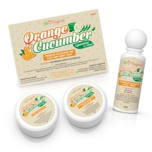 Skin Magical Orange Gurke Premium verjüngende Gesicht und Körper Seife – 300 g