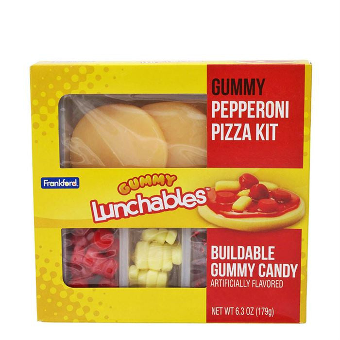 Gummy Lunchables – Pepperoni Pizza Kit – 6,3 Unzen Box
