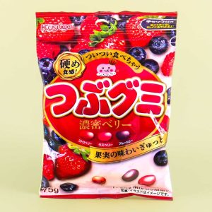 Kasugai Tsubu Fruchtgummi Süßigkeiten – gemischte Beeren