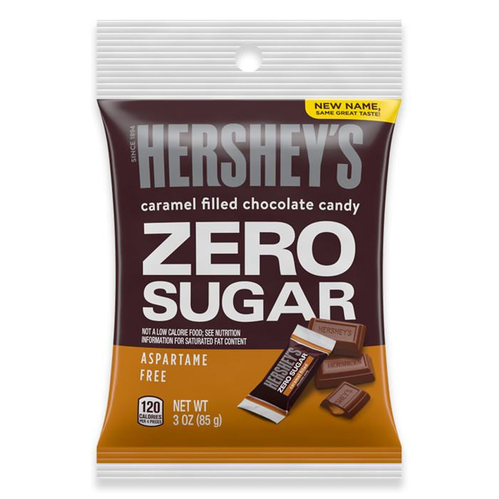 Hershey's Zero Zucker Karamell gefüllt – 3 oz Beutel