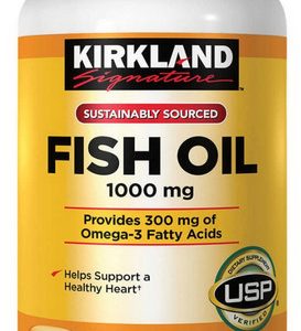Kirkland Signature Fish Öl 1000 mg, 400 Weichgel