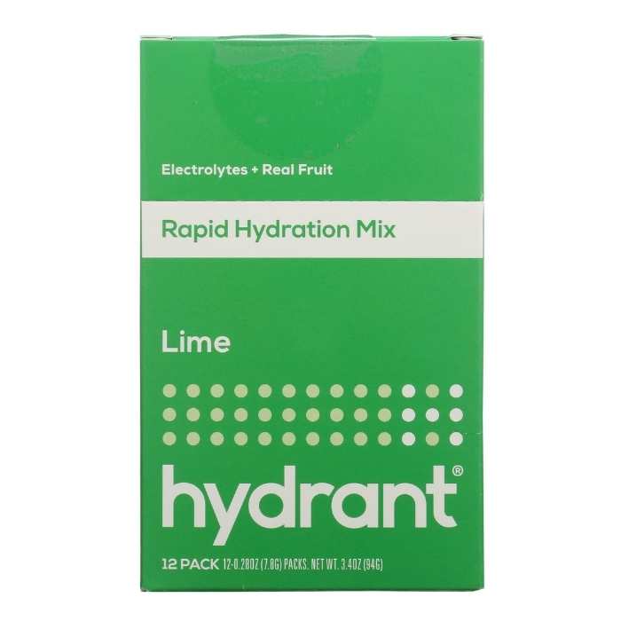 Hydrant – Hydrate Limette Hydration Mischung, 12 Beutel