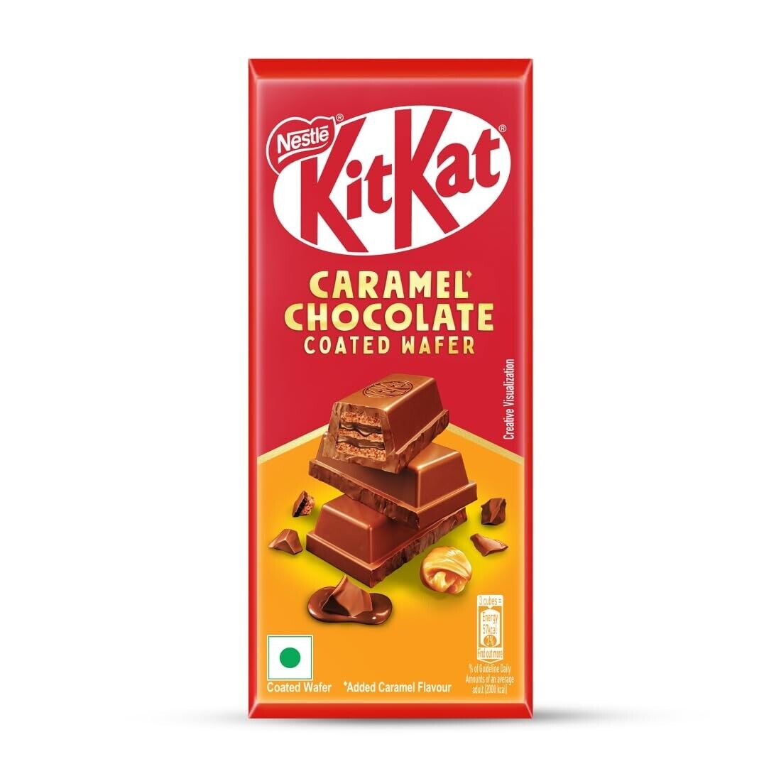 KItkat Karamell Schokolade beschichtet Waffel