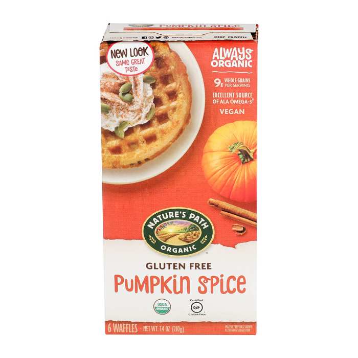 Nature's Path – Glutenfreie Kürbis-Gewürzwaffeln, 7,4 oz