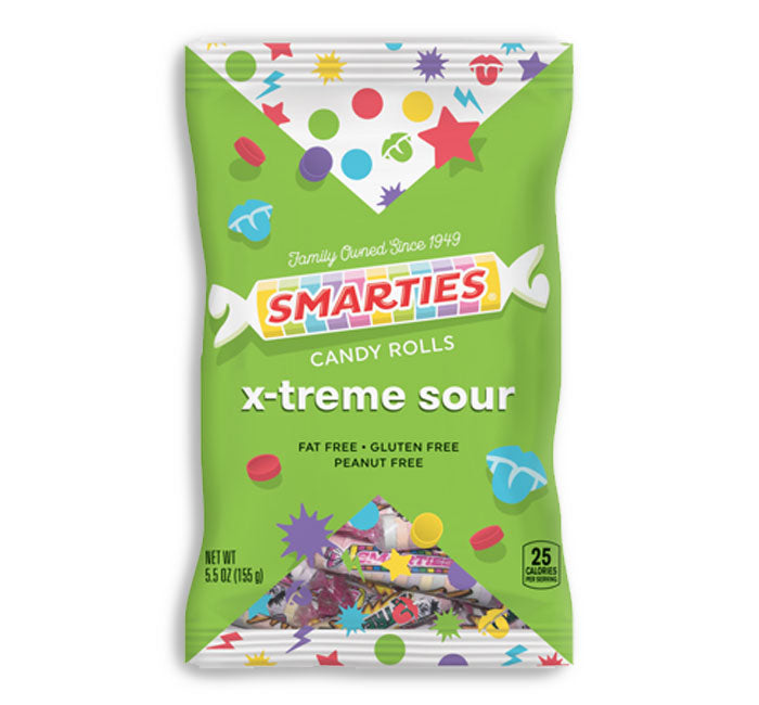 Smarties X-treme sauer Rollen