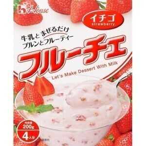 Sehr reich & lecker, “Furuche”, Milch & Früchte Jelly Mischung, Erdbeergeschmack, 200g