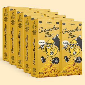 GrownAs* Foods Classic Mac & Käse-Box – 10 Schachteln