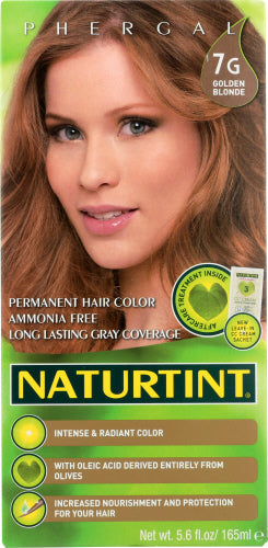 Naturtint Haarfarbe 7G Golden Blonde 5.75 FO – Packung mit 1