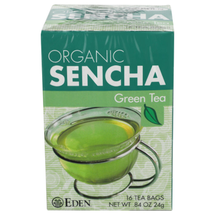 Eden Foods Tee Sencha Grün Org 16 Bg – Packung mit 12