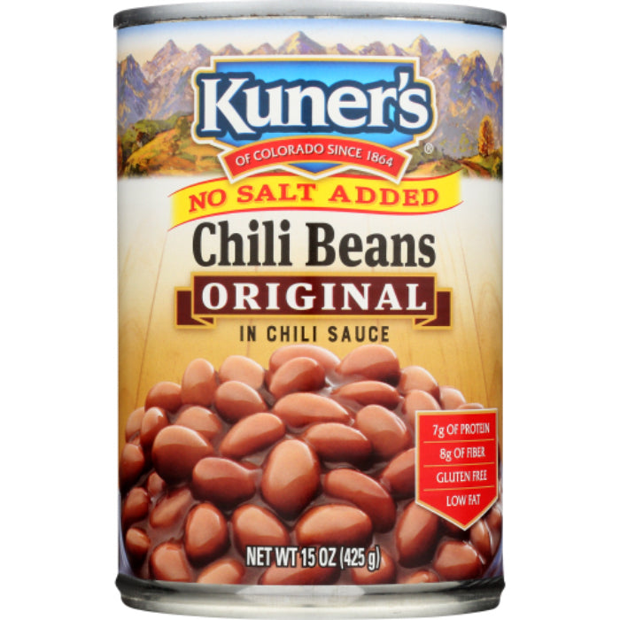 Kuner’s – Chilibohnen, kein Salz, 15 Oz – 12er Packung