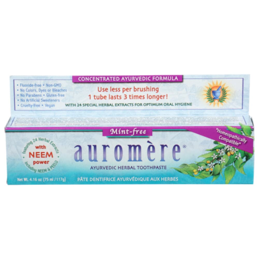Auromere – Ayurvedische Kräuterzahnpasta Minze-Free, 4,16 oz