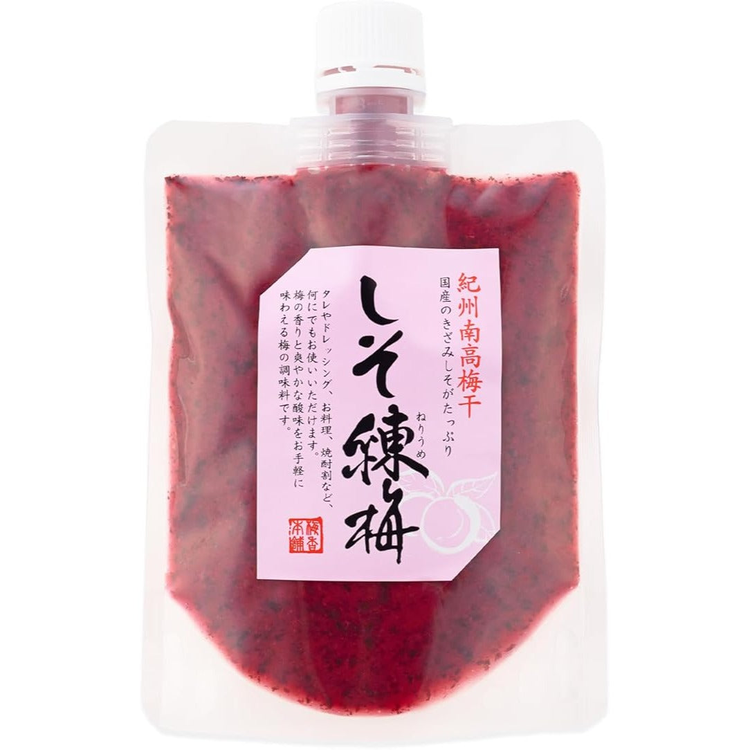 Shiso Ume Neri Ume Kishu Nanko Pflaume Paste 180g Tube Packung Hergestellt in Japan – Tokyo Sakura Mall