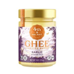 4. & Herz Ghee geklärt Butter Knoblauch