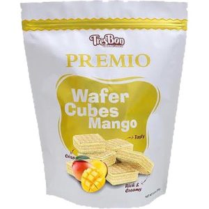 TresBon – Premio – Waffel Cubes Mango – reich und cremig – 8,5 Unzen