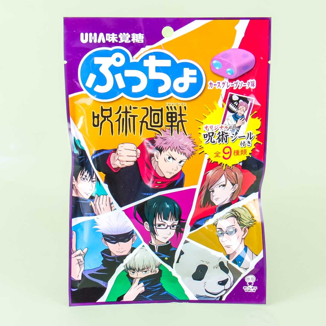 Puccho Jujutsu Kaisen Weich zum Kauen Süßigkeiten für Traube Soda