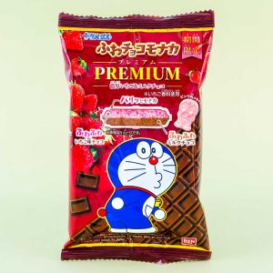 Doraemon Schokolade und Erdbeere monaka Waffel