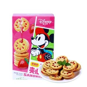 Disney Erdbeermarmelade Sandwichkekse
