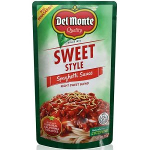 Del Monte Quality Spaghetti-Sauce im süßen Stil – richtige süße Mischung – 1 kg Doypack