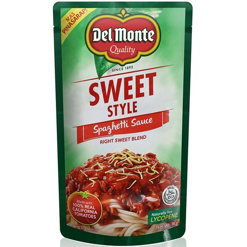 Del Monte Qualität – Süße Spaghetti Sauce – Richtige Süße Mischung – 1 KG Doypack