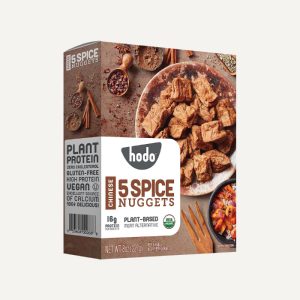 Hodo Bio-Tofu Nuggets 5 Gewürz, Packung mit 6 – 8oz