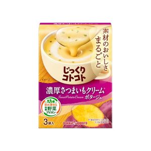 Pokka, Jikkuri Kotokoto, Süßkartoffel, Instantsuppe, 3 Beutel in 1 Schachtel