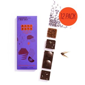 Antidote Schokoladenpanakeie: Lavendel + rotes Salz – 12 bar