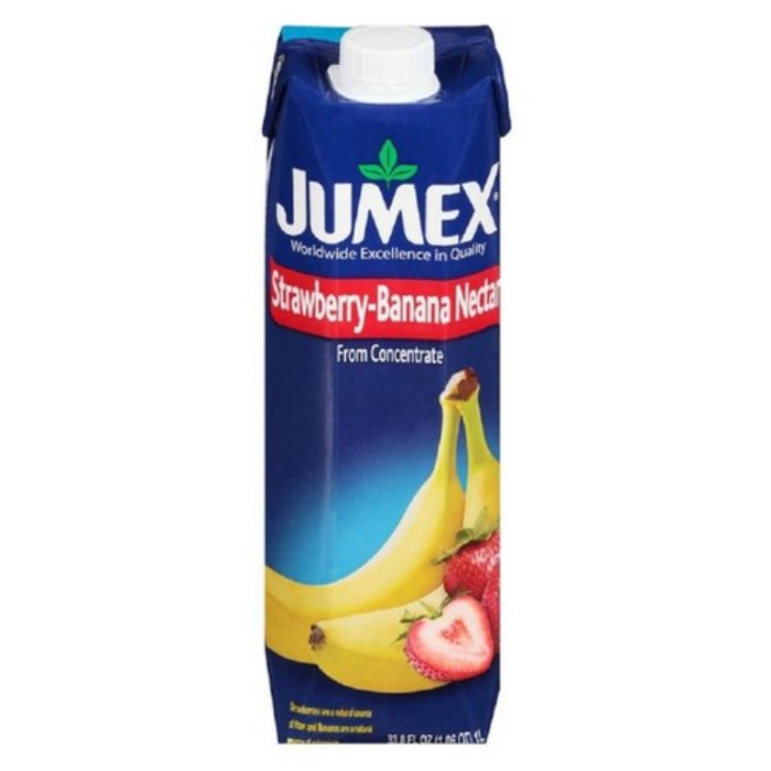 Jumex – Saft Tetra Erdbeer Banane 33,81 Oz – Packung mit 12