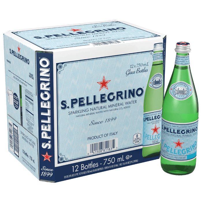 San Pellegrino – Mineralwasser, 750 ml – Packung mit 12 Stück