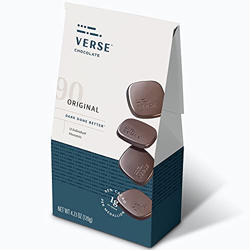 Verse Schokoladendose dunkel Origin Bio 4.23 Oz – Packung mit 6 Stück
