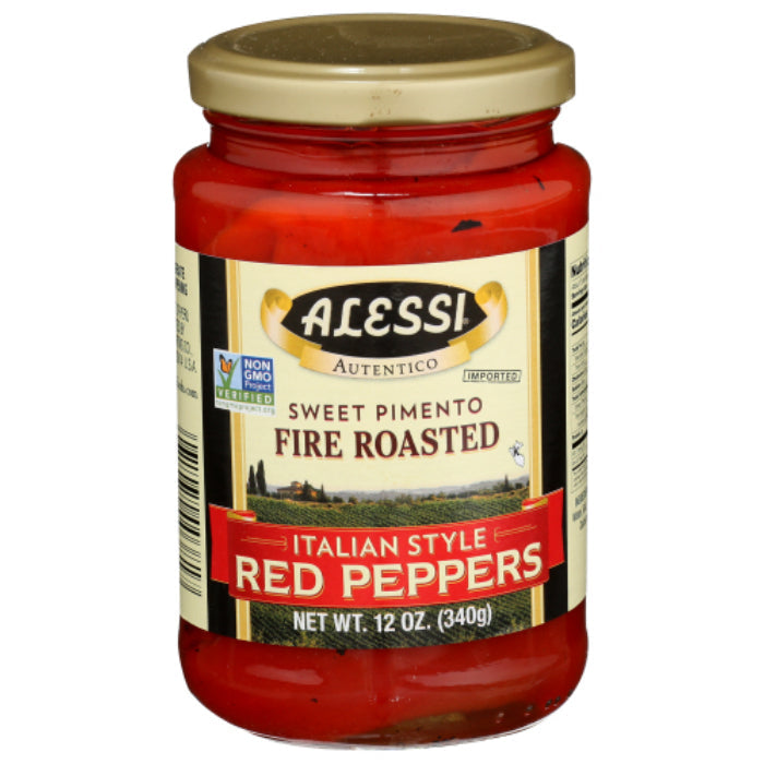 Alessi Geröstete Paprika, 12 Oz – Packung mit 12