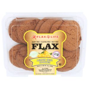 Flax4Life Kekse Zitronenschale 16 Unzen – Packung mit 6