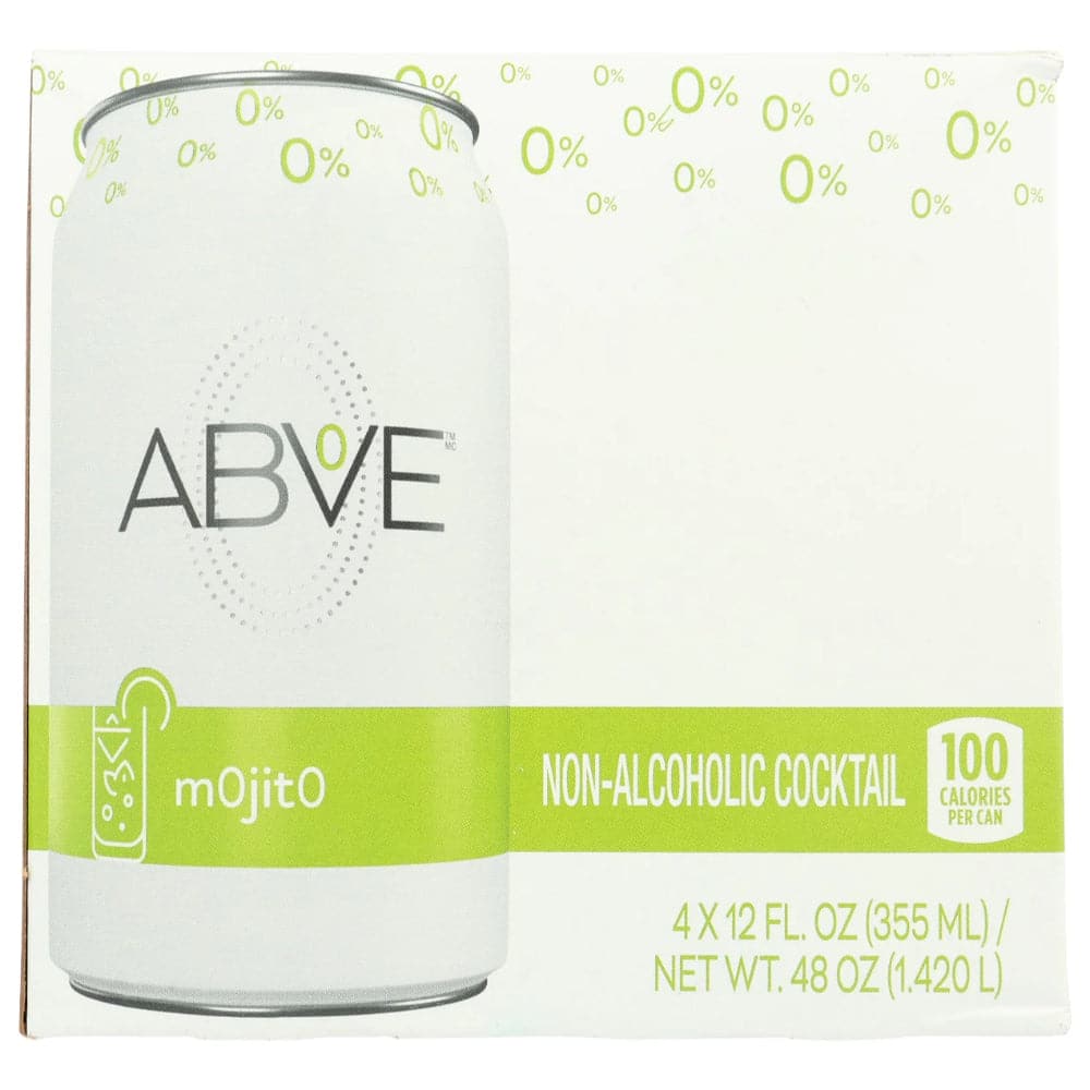Oben – Mojito alkoholfreie Cocktails 4Pk, 48 FO – Packung mit 6