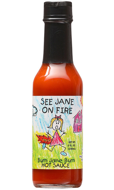 Sehen Sie Jane On Fire "Burn Jane Burn" Chilisauce, 5 Unzen