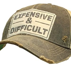 Vintage Life Teure und schwierige Trucker Hut Baseball Kappe