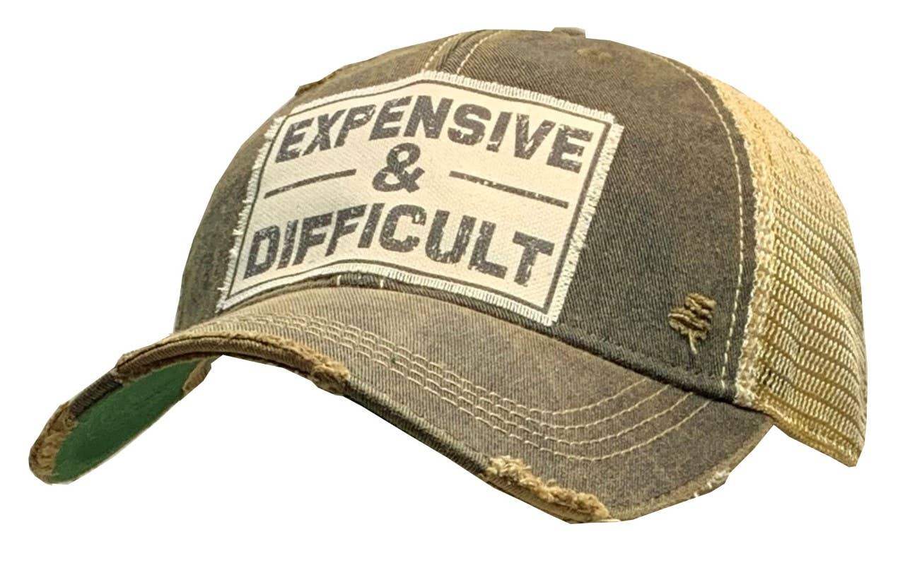 Vintage Life Teure und schwierige Trucker Hut Baseball Kappe