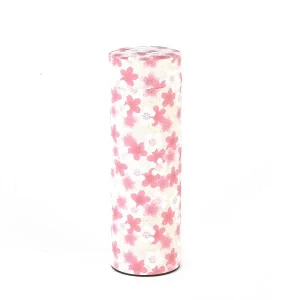 Japanese Washi Tin rosa mit Blumen