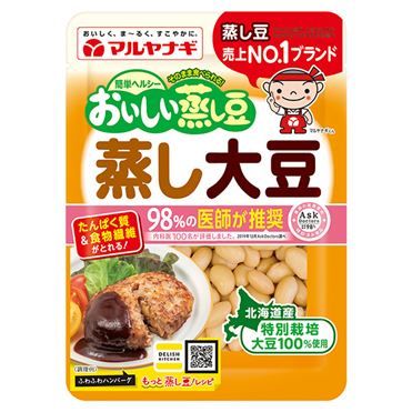 Maruyanagi, Oishii Mushi Daizu, Gedämpfte Soja, 90g